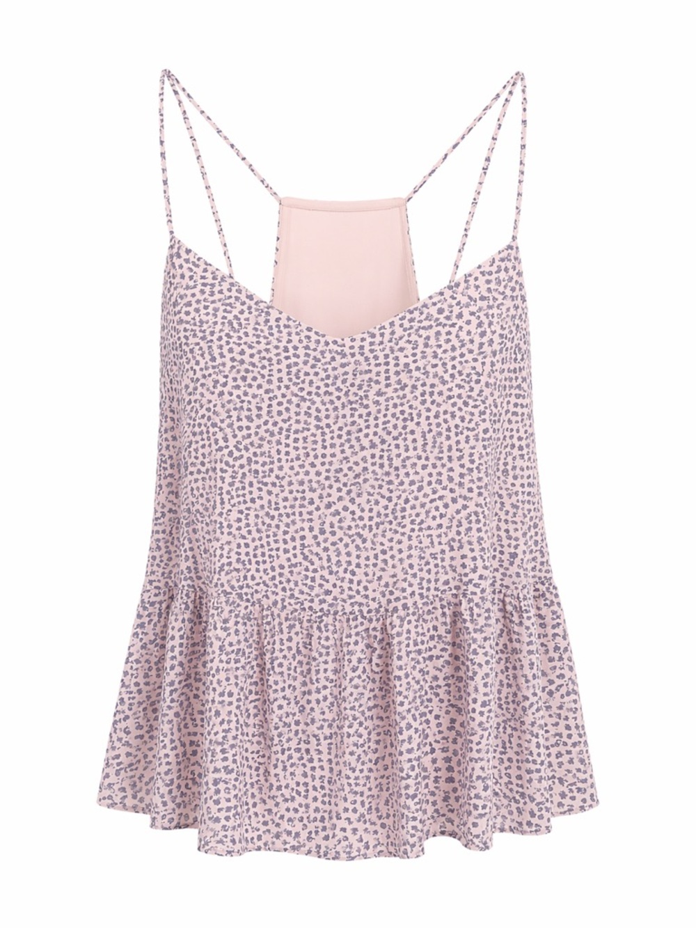 Loft peplum tank top, small